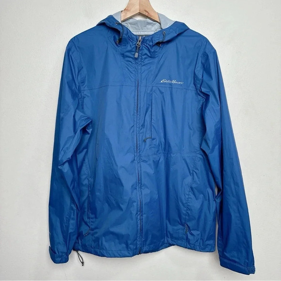 Eddie Bauer Mens Size Medium RipPac Pro Waterproof Rain Jacket - Picture 2 of 13